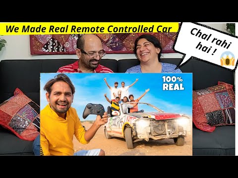 We Made Real Remote Controlled Car - सपना सच हो गया 😎 | Indian Hacker | Reaction !