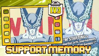 LEVEL 3 UPGRADED SUPPORT MEMORY!! DECLARATION OF THE CELL GAMES!! (DBZ: Dokkan Battle)