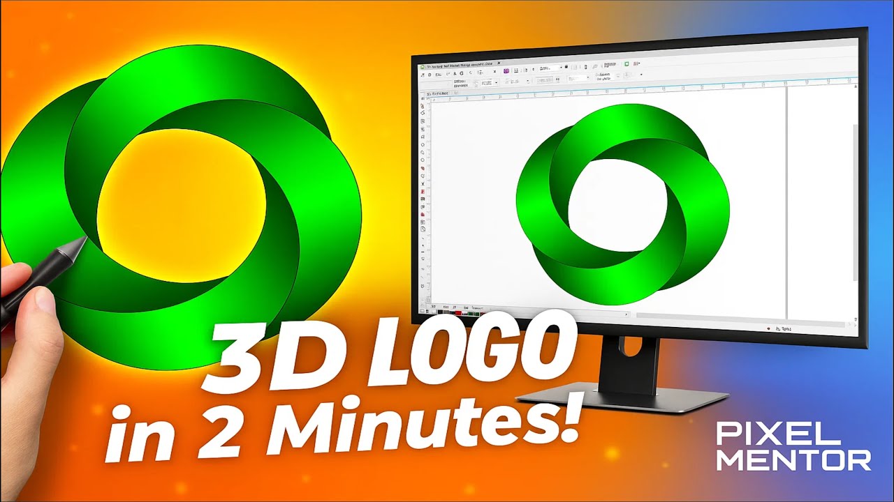 Create a Stunning 3D Logo in CorelDRAW | Easy & Professional Design ...
