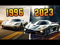 Evolution of koenigsegg animation