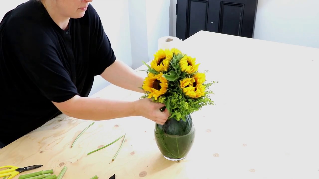 Sunflower Vase 1 YouTube