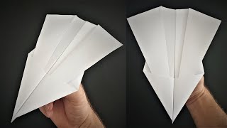 How To Make Paper Airplane That Makes Circles