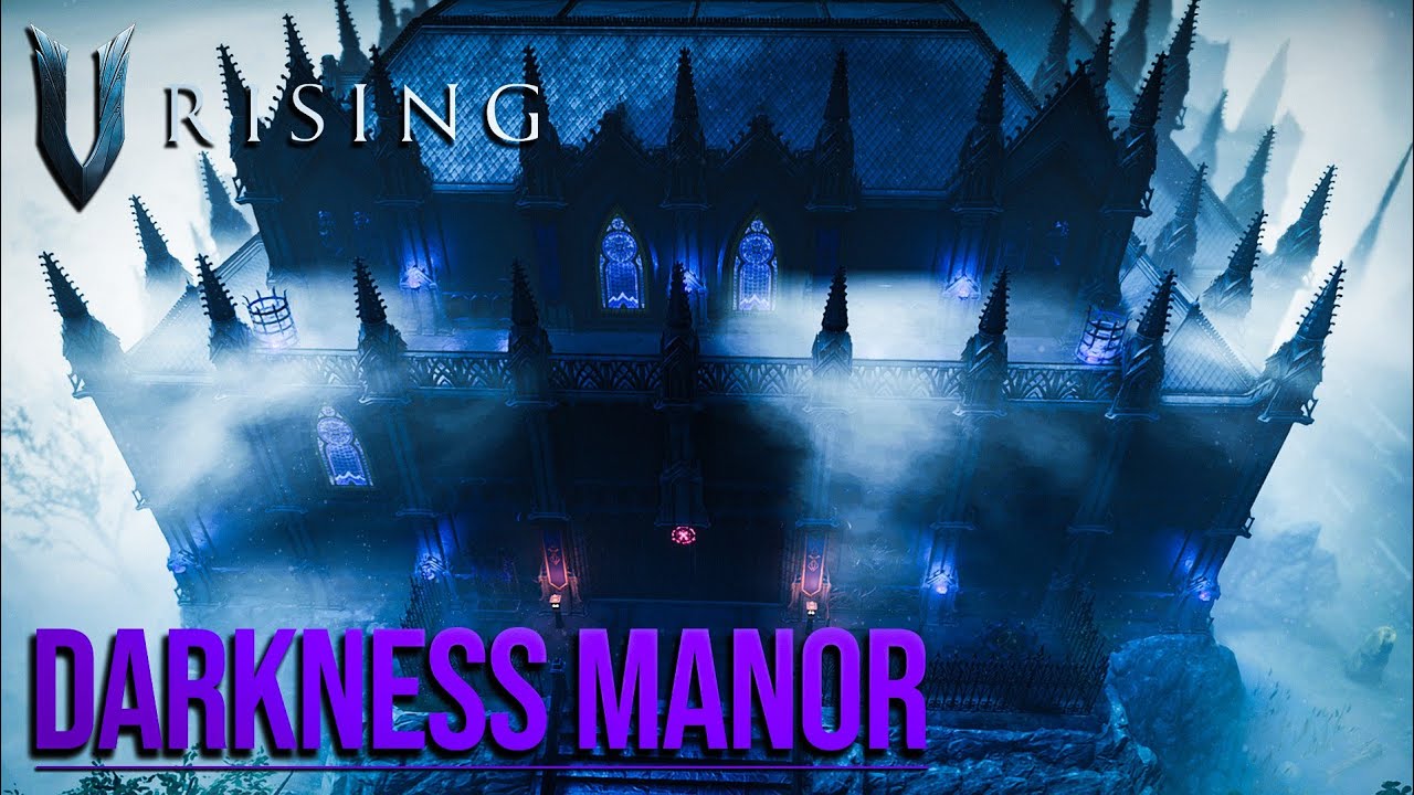V Rising 1.1 Castle Tour - Darkness Manor [Easy to Build!] - YouTube