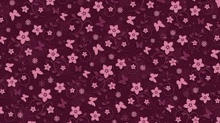 Dark Pink Background With Flowers Stock Motion Graphics