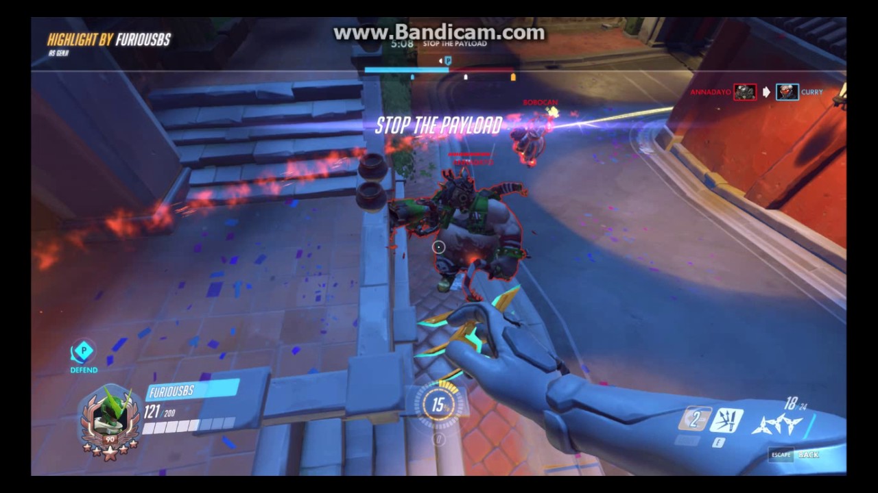 Overwatch Genji reflect zarya ult