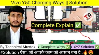 Vivo Y50 Charging Ways | Y50 Charging Problem Solution | #y50 #technicalmustak