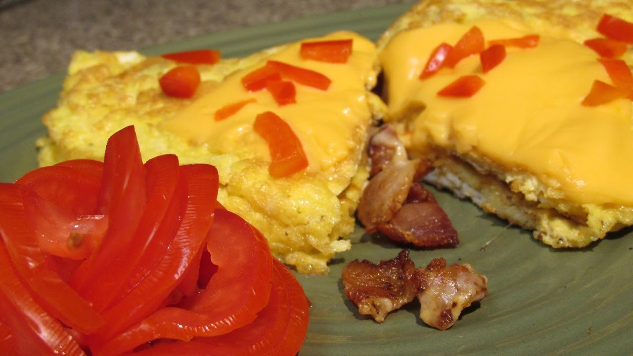 carne de res bogota Omelette con tocino y queso - Cocina con Jassy