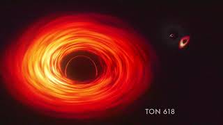 nasa animation sizes up the biggest black holes