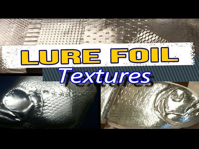 Fishing Lure Foil, Techniques for Fish Scale Textures part 2 