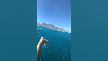 THIS IS NOT A WAVE BUT THE ENTIRE OCEAN FOLDING OVER