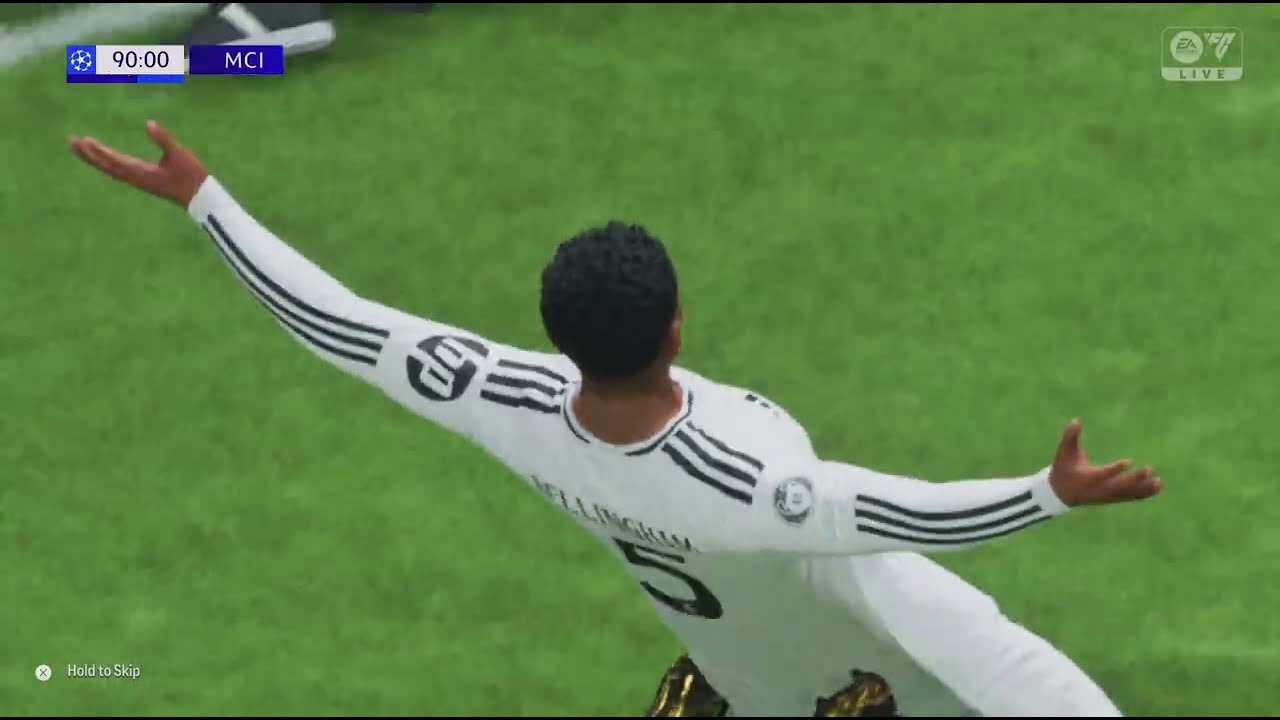 Injury time equalizer⌛️| Bellingham’s towering header | RMA-MCI | UCL | The Golazo World