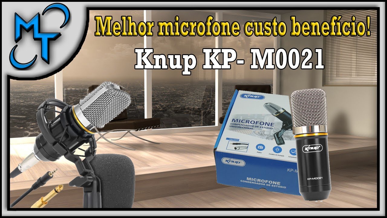 O MELHOR MICROFONE CUSTO BENEF CIO Conhe a O Knup KP M0021 YouTube