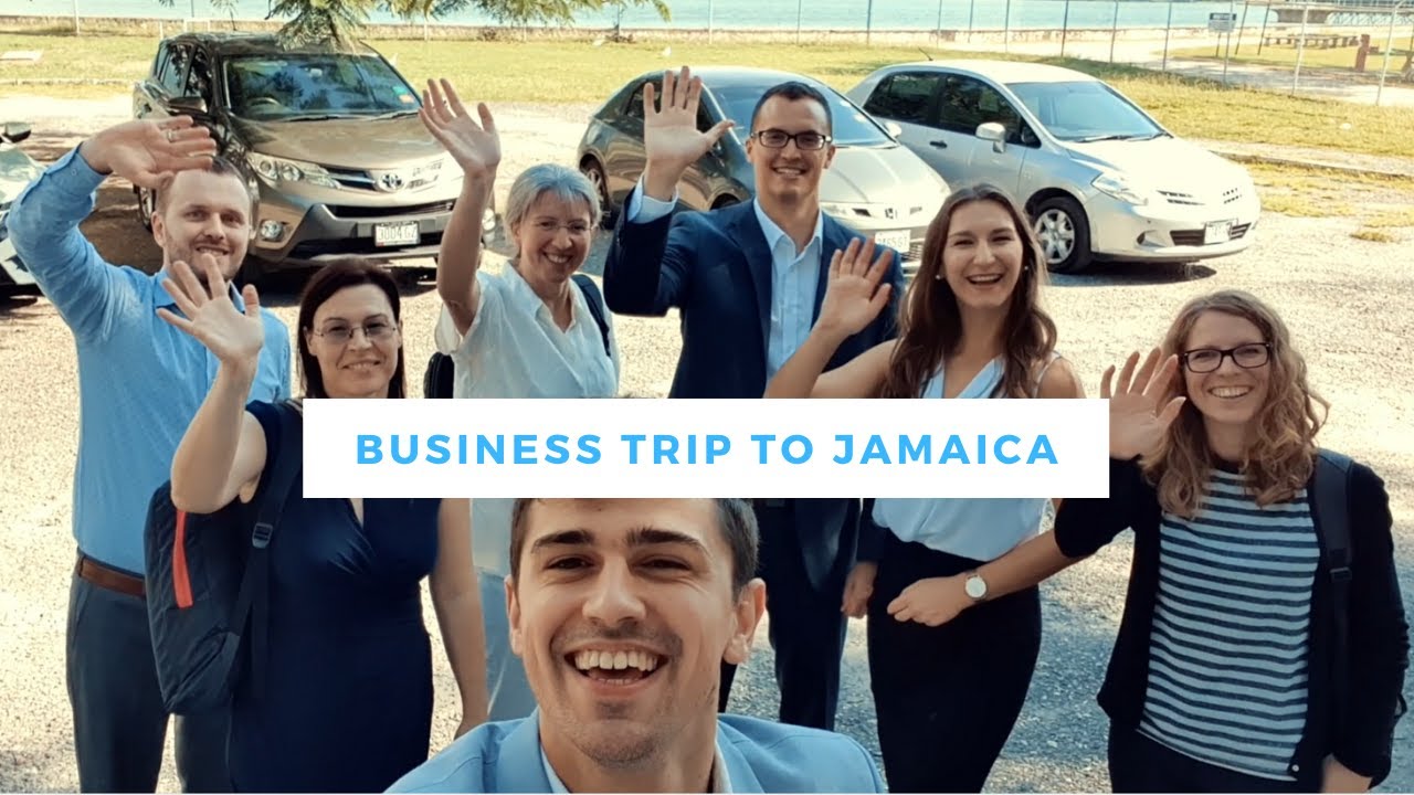 When your first business trip is to Jamaica!🌴 Meet the dream team!