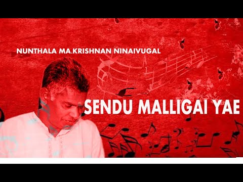 SENDU MALLIGAI YAE   old badaga song by Nunthala MAKrishnan