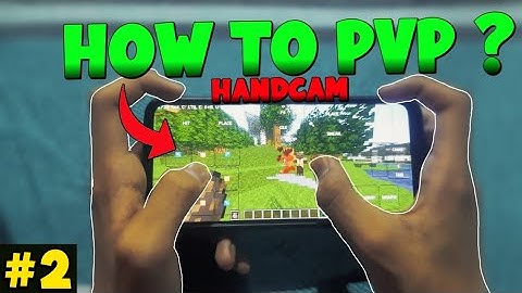 How to Pvp In Pojavlauncher | HANDCAM | Part - 2 | Pojavlauncher Pvp tips !