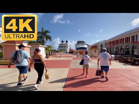 St Maarten Cruise Port Walking Tour 4K