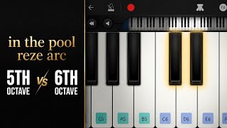 In the Pool — 5th vs 6th Octave Comparison 🥀 | piano.e.x.e screenshot 4