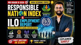 “RBI Grade B 2026 🚨 ILO Employment Trends & RNI Explained (Must Watch)” #rbigradeb2026 #banking