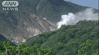 立ち入り規制続けるか判断へ　火山性地震さらに増加(15/05/11)