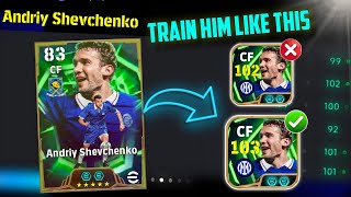 Free 103 Rated Andriy Shevchenko Training Guide! eFootball 2026™ Mobile 