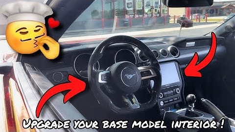 BUILDING The PERFECT Interior For My S550 Mustang GT *Dynavin 8 Pro/Carbon Fiber Steering Wheel*