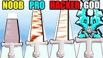 NOOB vs PRO vs HACKER vs GOD Swords Maker
