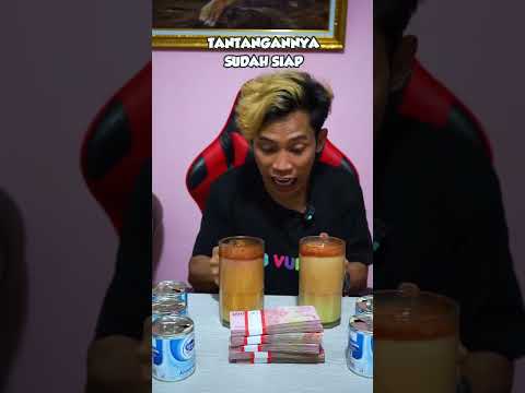 Minum susu kental