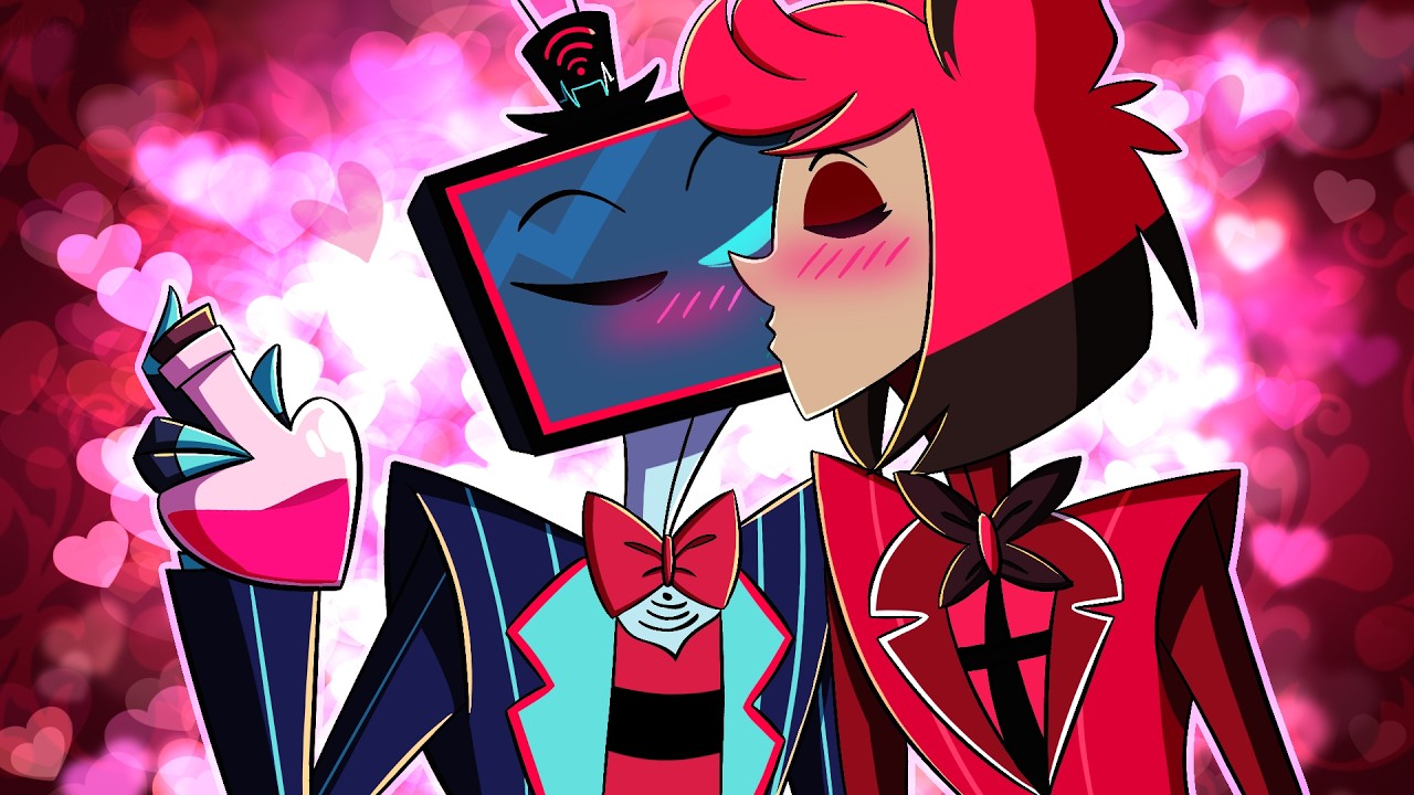 Alastor and Vox FALL IN LOVE in Hazbin Hotel VRChat #radiostatic