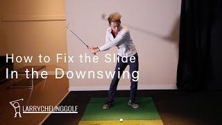 How to Fix the Slide in your Downswing