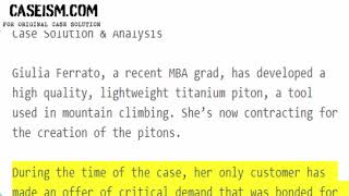 TenAlpina Tools: The Entrepreneur’s Dilemma Case Solution & Analysis Caseism.com