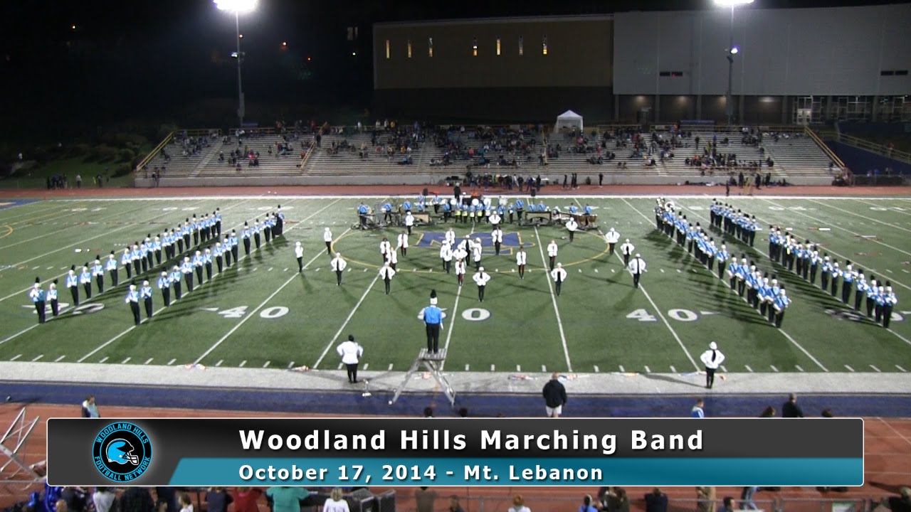football score Woodland Hills High School Marching Band and Images Visual Ensemble - October 17, 2014