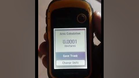 Measure an Area (Size) of Land using Garmin eTrex 10 GPS
