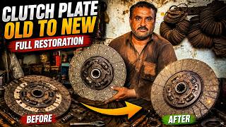How Pakistani Truck Clutch Plates Are Restored Like New | Full Restoration Process
