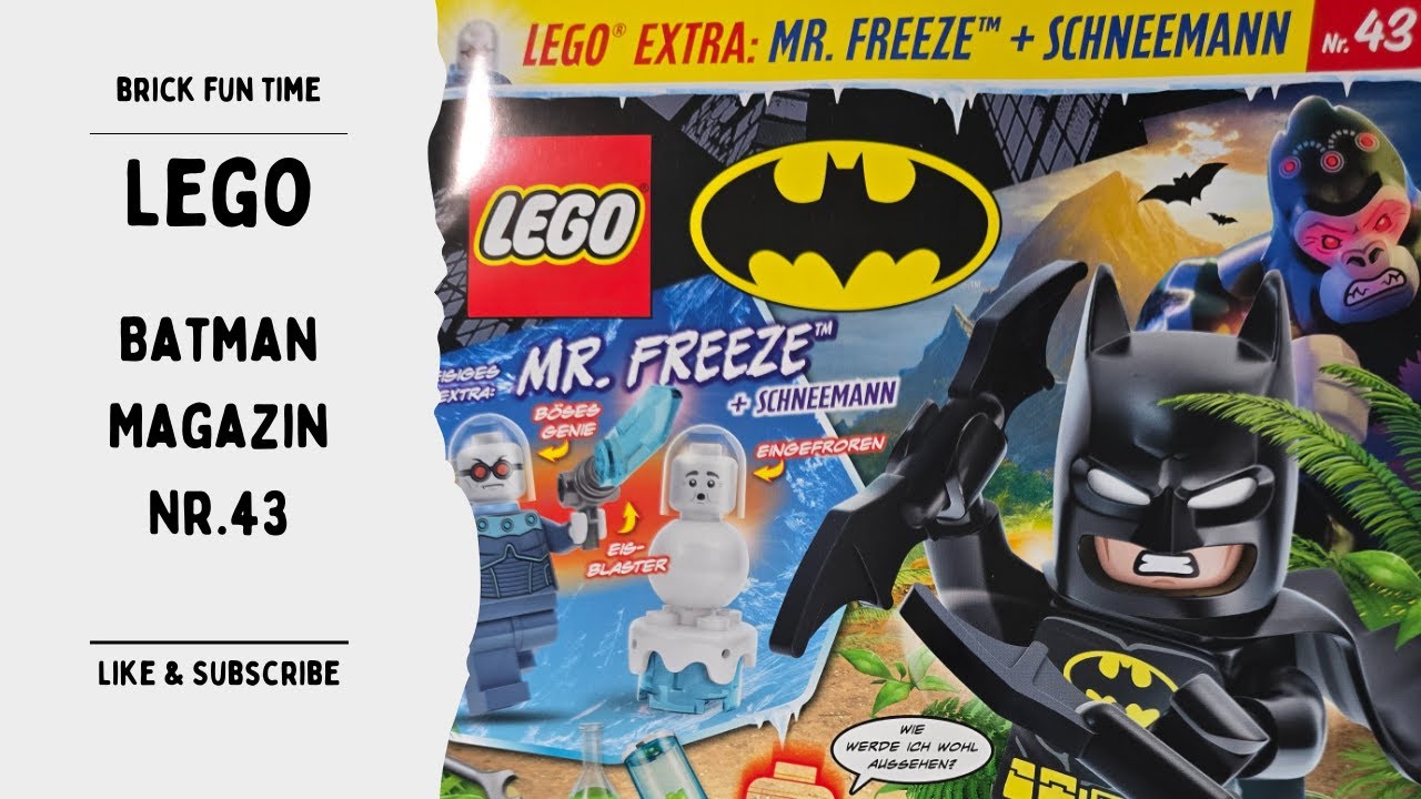 Mit Frostigem Extra 🥶🥶🥶!!! Neu LEGO Batman Magazin Nr.43 *Review*
