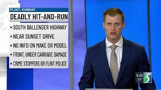 Flint Police looking for car involved in deadly hit and run
