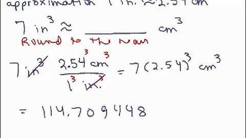 Unit Conversion 4 - cubic units (volume)