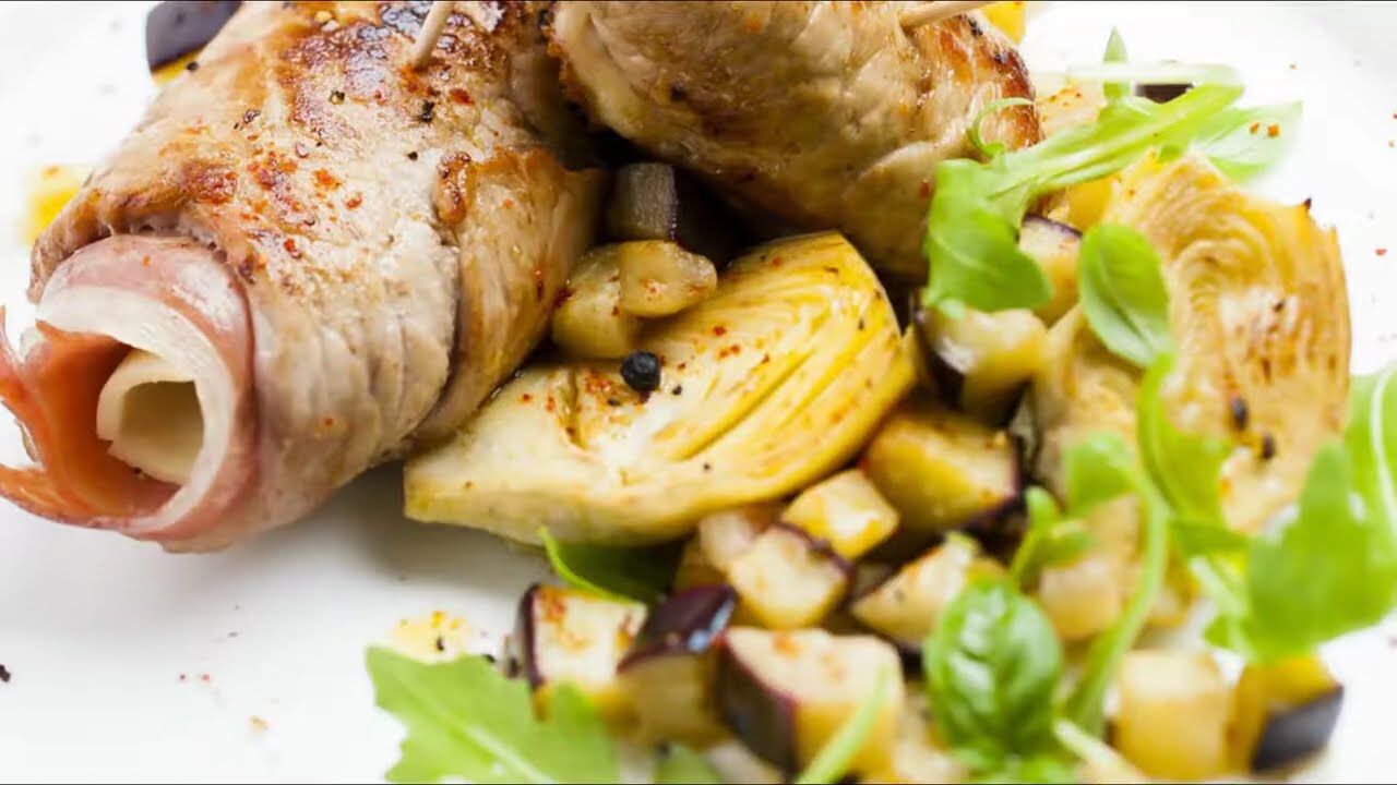 Saltimbocca de veau aux aubergines et mozzarella | Recette gourmande