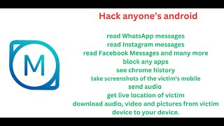 How to H@ck someone's mobile completely | read WhatsApp msgs | listen call rec etc... screenshot 1