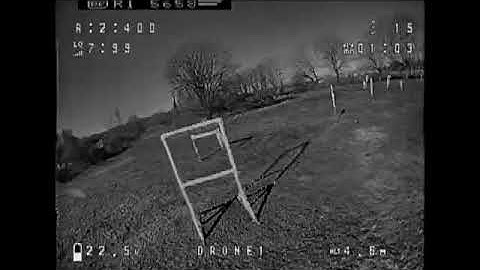 First FPV Drone race track outside Velocidrone simulator