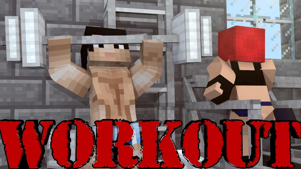 Minecraft WORKOUT MOD Showcase! (MyFit Mod) YouTube