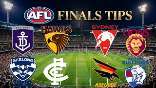 AFL Finals Week 1 2026 Tips + Predictions