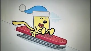 Wow Wow Wubbzy Snow Day Video Clip Sledding Down the hill #81