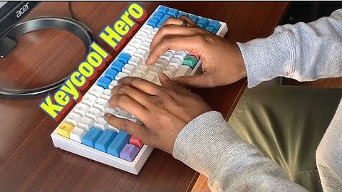 Keycool Hero 84-key Mech Keyboard - Unboxing and ASMR Typing