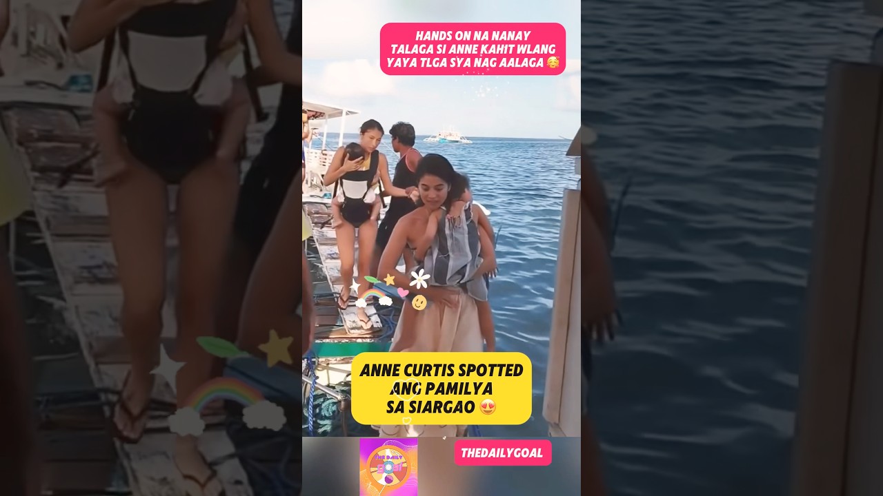 anne curtis spotted family sa siargao 😍