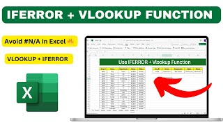 IFERROR + VLOOKUP in Excel | Handle Errors Gracefully | Real Life Example Explained