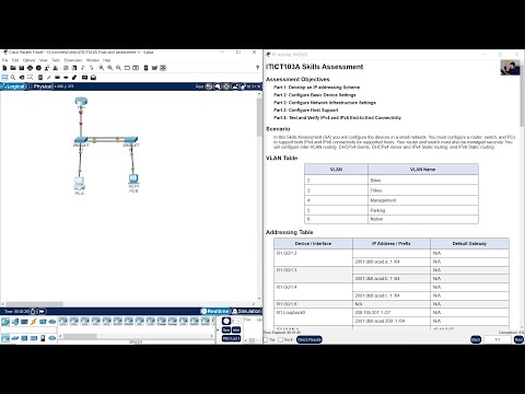 CCNA 2 Challenge - Inter VLAN Routing, VLANs,Trunking, VLSM, DHCP, IPv4, IPv6