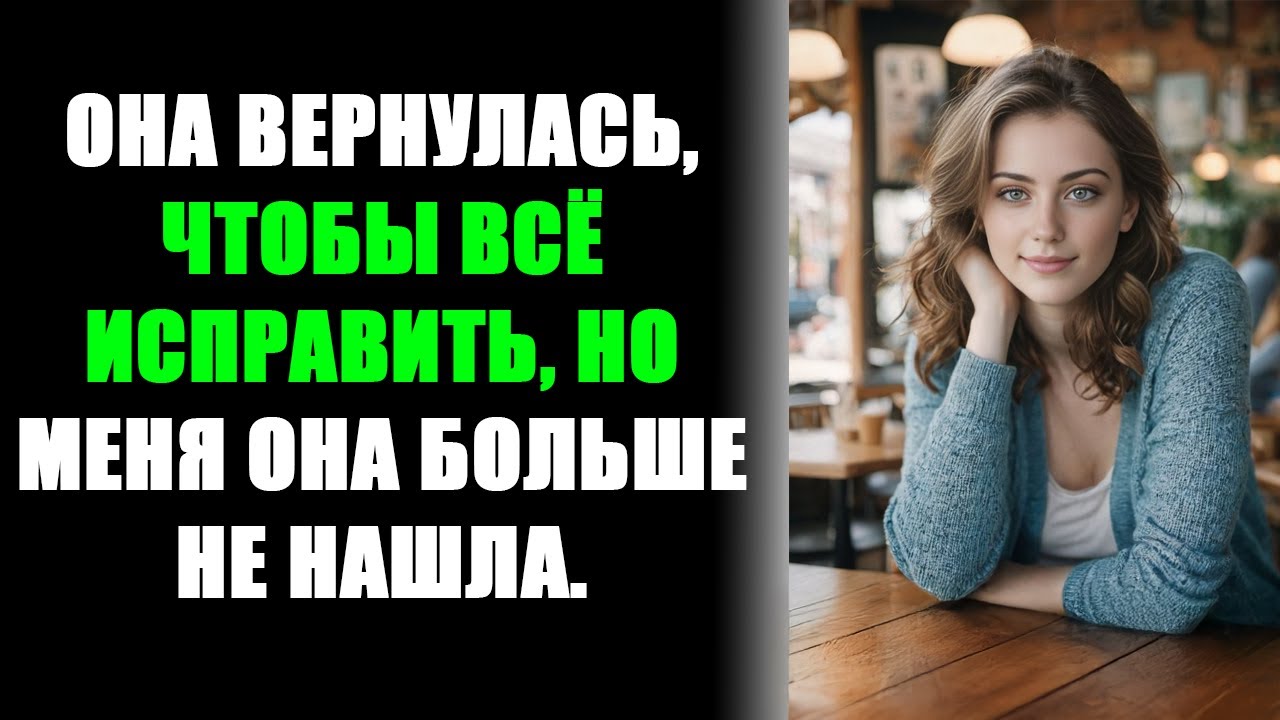 Она вернулась с оправданиями, но слушать её было уже некому. История предательства.