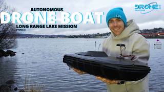 AUTONOMOUS UAV RADIO CONTROL DRONE BOAT: LAKE MISSION