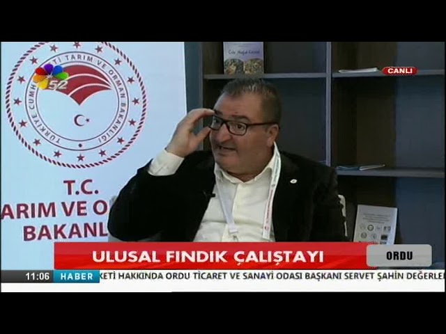 11/04/2019 ULUSAL FINDIK ÇALIŞTAYI - SEBAHATTİN ARSLANTÜRK / ULUSAL FINDIK KONSEYİ BŞK. - ORDU