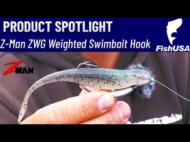 The BEST Swimbait Hook for ElaZtech! Z-Man ZWG Weighted Swimbait Hook 